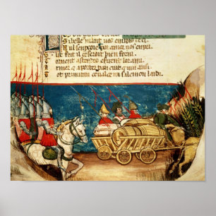 Póster El ejército de Carlomagno y del transporte