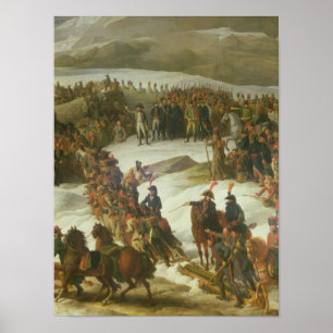 Póster El ejército francés que cruza el paso de St