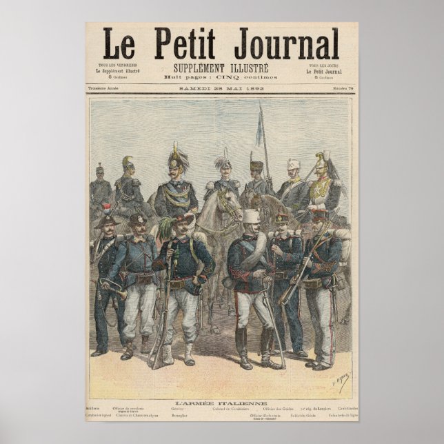 Póster El ejército italiano (Frente)