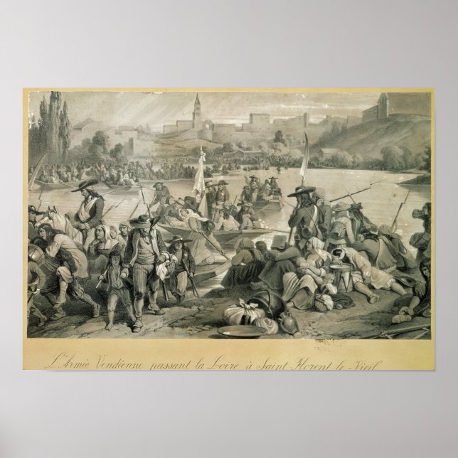 Póster El ejército vendeño cruzando el Loira (Frente)