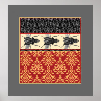 Póster El Elegante Insecto - Errores en el Poster Brocade