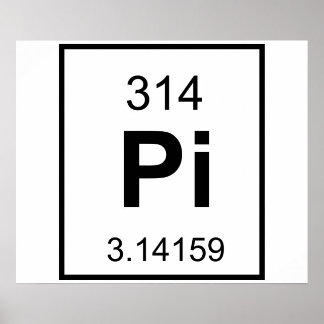 Póster El elemento de Pi (Frente)
