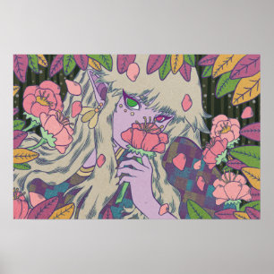 Póster El elfo en el jardín