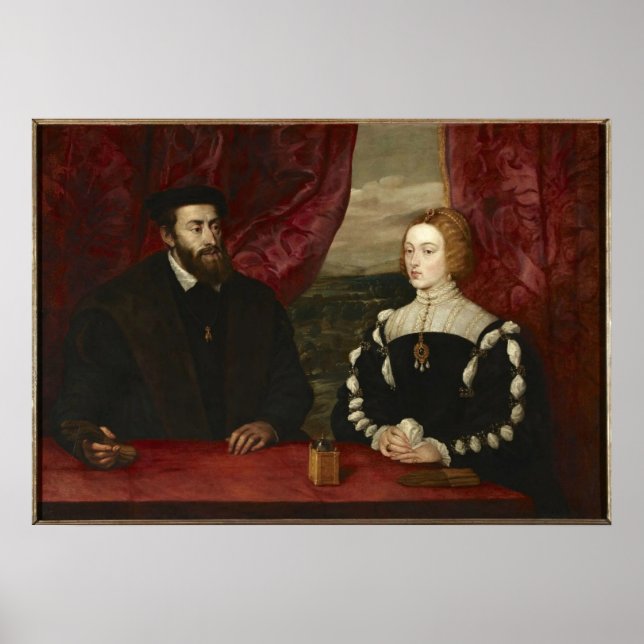 Póster El emperador Carlos V y la emperatriz Isabella (Frente)