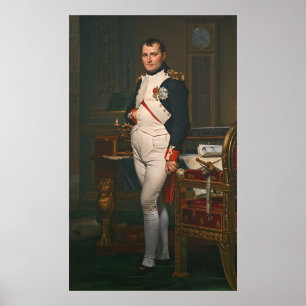 Póster El emperador Napoleón en su estudio en la Tuilerie