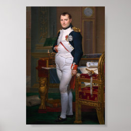 Póster El emperador Napoleón en su estudio en las Tullerí