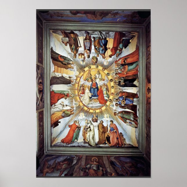 Póster El Empyrean Y Las Figuras De Los Ocho Cielos (Frente)