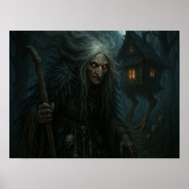 Póster El encantado bosque de Baba Yaga (Frente)
