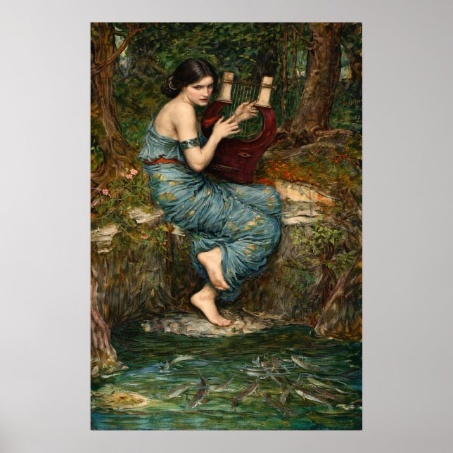 Póster El Encantador de John William Waterhouse (Frente)