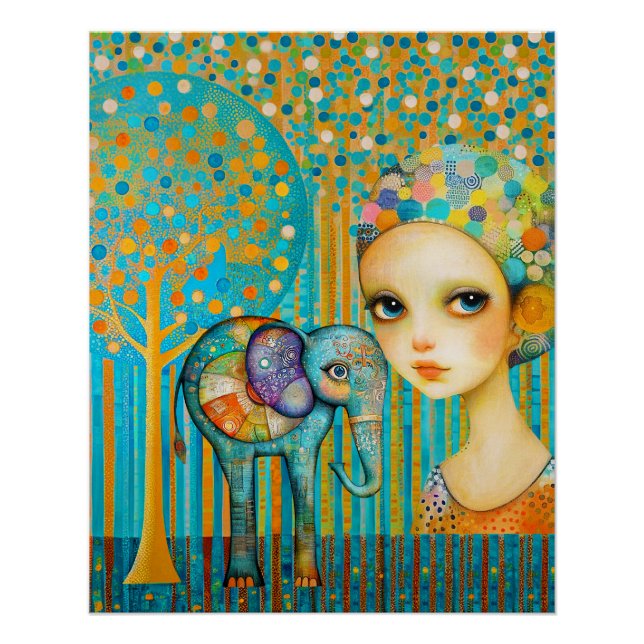 Póster El encanto del elefante (Anverso)