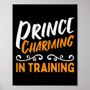 Póster El Encanto Del Príncipe En Entrenamiento Héroe De