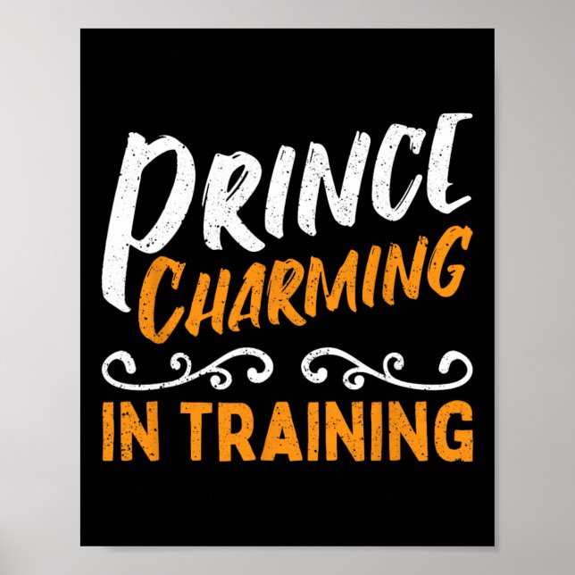 Póster El Encanto Del Príncipe En Entrenamiento Héroe De  (Frente)