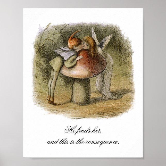 Póster Él Encuentra A Su Romántico El día de San Valentín (Frente)