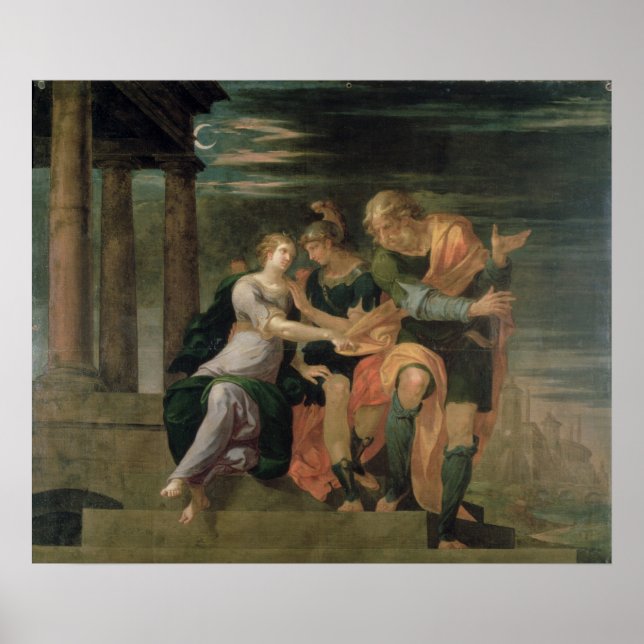 Póster El Encuentro de Teagenes y Chariclea (Frente)