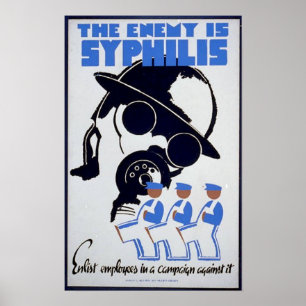 Póster El enemigo es Sífilis