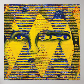 Póster El enigma II - Diosa de oro y zafiro