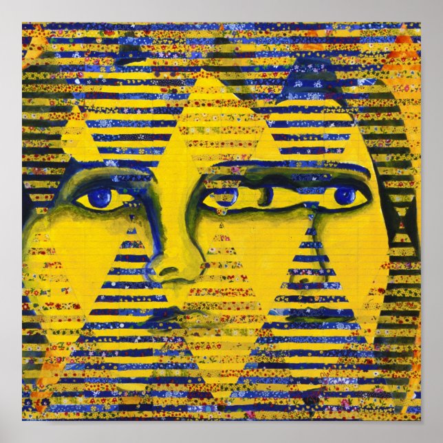 Póster El enigma II - Diosa de oro y zafiro (Frente)