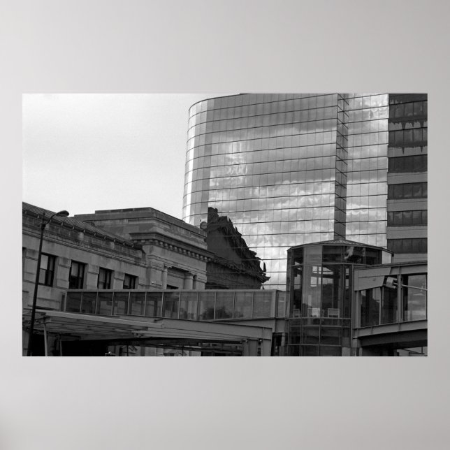 Póster El enlace en la fotografía de arquitectura de Kans (Frente)