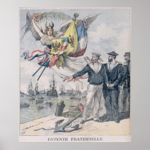 Póster El entente Franco-Ruso