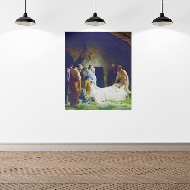 Póster El entierro de Jesús por Carl Heinrich Bloch 1873 (Subido por el creador)