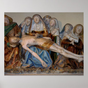 Póster El Entombment, 1490 (piedra pintada) (detalle) 2