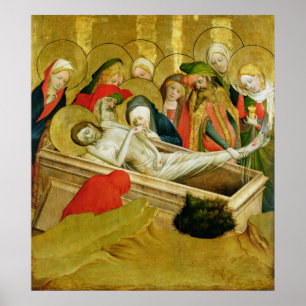 Póster El Entombment, panel de Santo Tomás