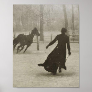 Póster El Entrenador De Caballos De Felix Thiollier 1899