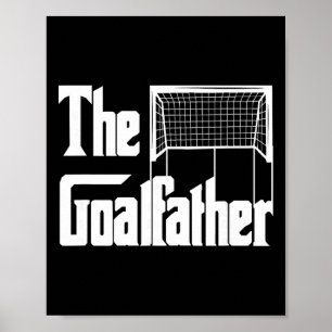 Póster El Entrenador De Portero De Fútbol Padre Goalfathe