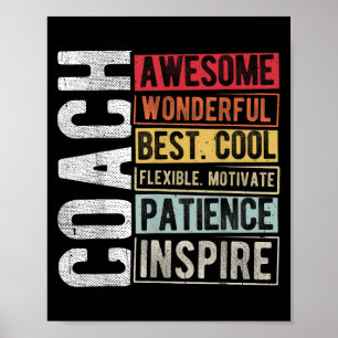Póster El entrenador es maravilloso y maravilloso mejor c