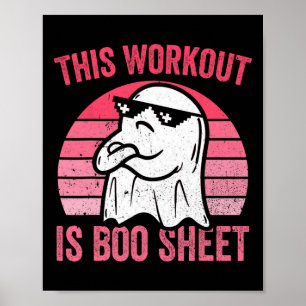 Póster El entrenamiento es un fantasma de gimnasia de Hal