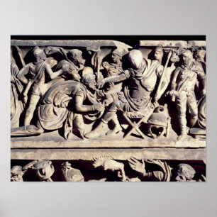 Póster El envío de un bárbaro a un romano