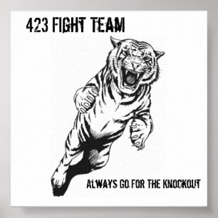 Póster El equipo de 423 luchas, va siempre para el Kno…