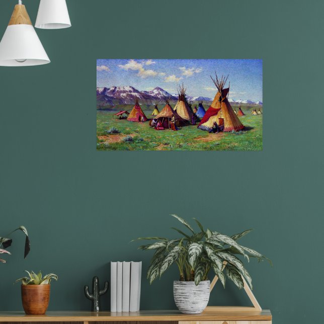 Póster El equipo de medicina Joseph Henry Sharp 1903 (Salón 1)