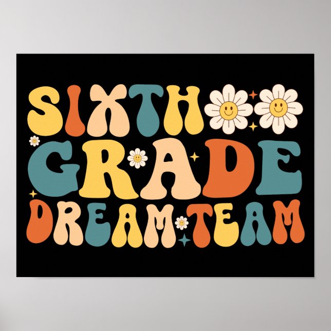 Póster El equipo Groovy de Sueño De Sexto Grado Regresa A (Frente)