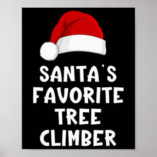 Póster El escalador de árboles favorito del Santa de Navi