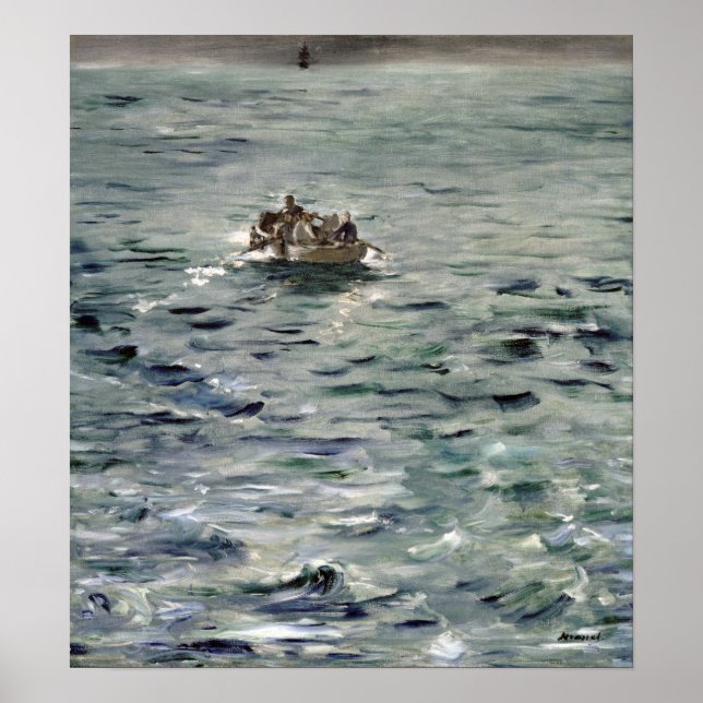 Póster El escape de Edouard Manet Rochefort (Frente)