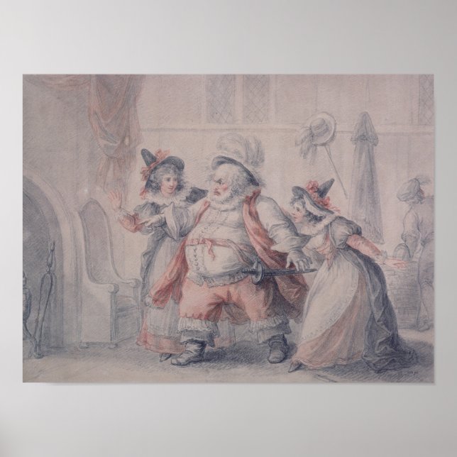 Póster El escape de Falstaff (Frente)