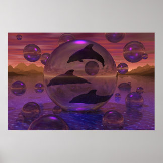 Póster El escape de los delfines