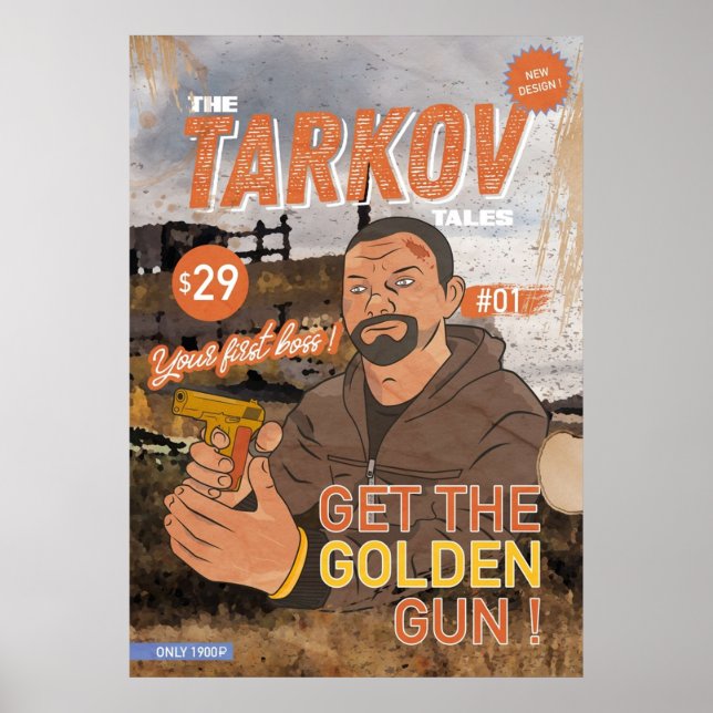 Póster El escape de Tarkov Tales 01 de Tarkov Reshal (Frente)