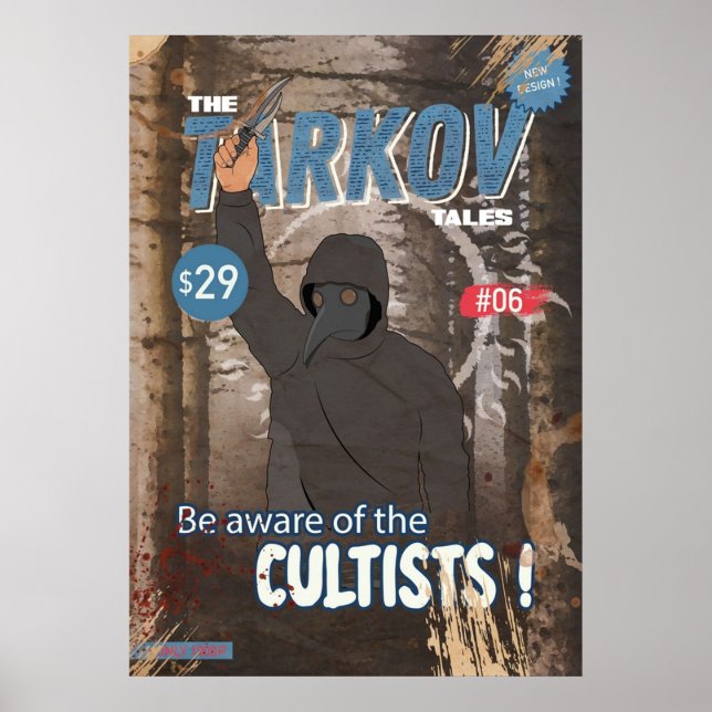Póster El escape de Tarkov Tales 06 de Cultis Tarkov (Frente)