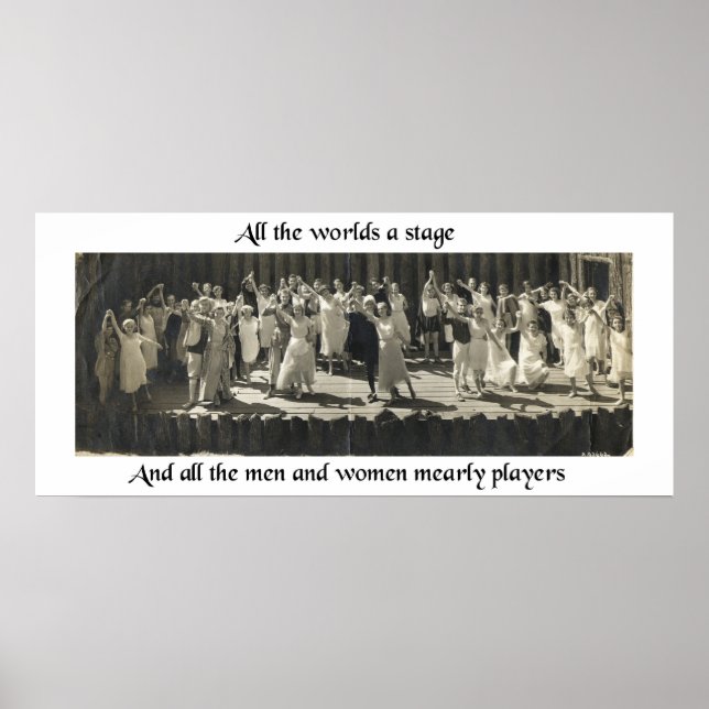 Póster El escenario de todo el mundo (Frente)