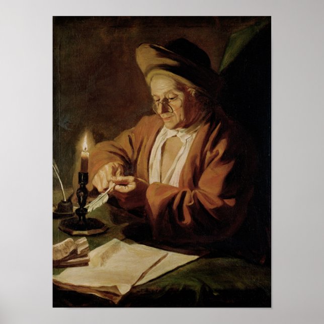 Póster El escritor anciano (Frente)