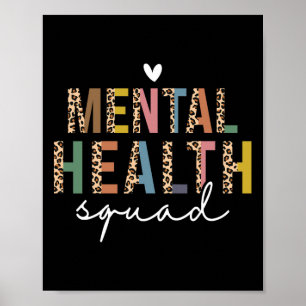 Póster El Escuadrón De Salud Mental Termina El Estigma De