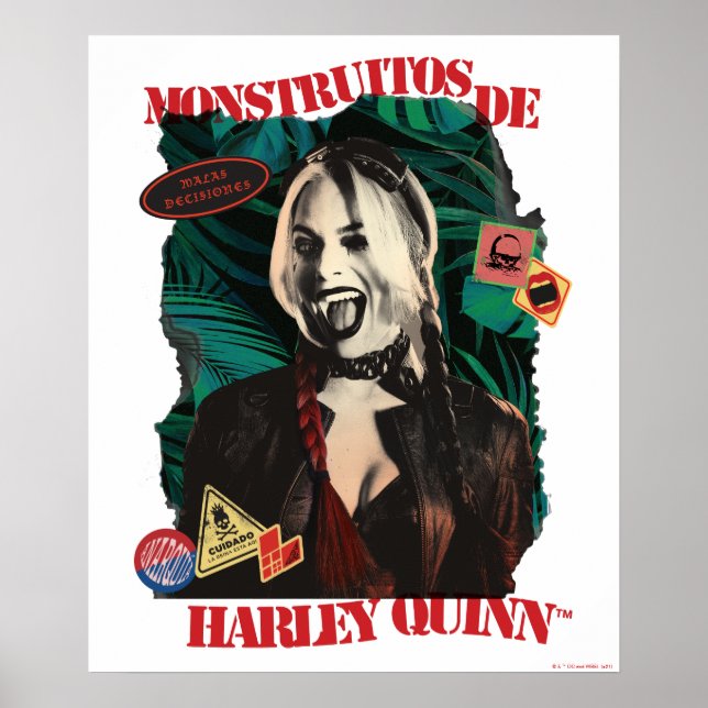 Póster El escuadrón suicida | Harley Quinn Winking (Frente)