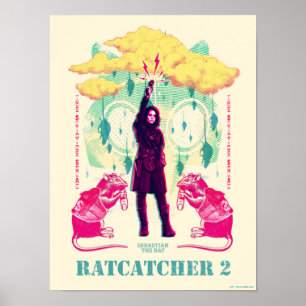 Póster El escuadrón suicida Ilustracion Ratcatcher 2