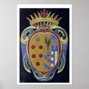 Póster El escudo de armas de Medici-Lorena, c.1638 (dur