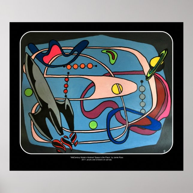 Póster 'El espacio de sangre de mediados del siglo es el  (Frente)