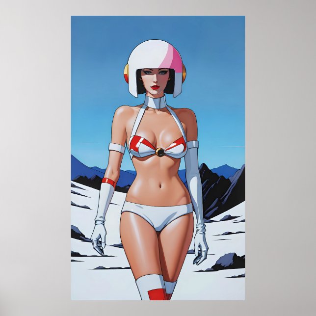 Póster El espacio es el lugar - Ken Gage Art (Frente)