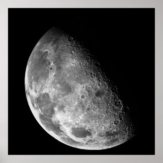 Póster El espacio lunar de la Tierra