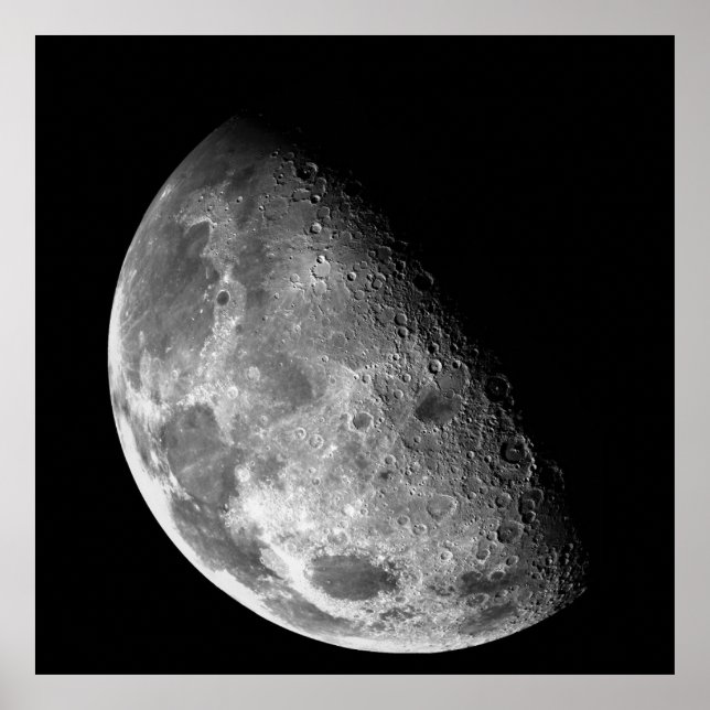 Póster El espacio lunar de la Tierra (Frente)